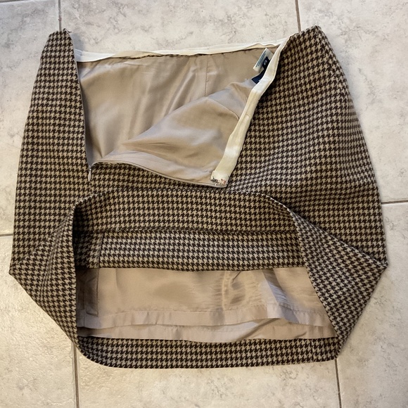 Ralph Lauren Wool Houndstooth midi skirt - Picture 12 of 12